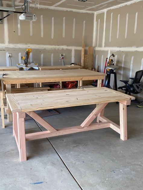 Dining Table Legs Ideas Wooden, Truss Beam Table, Truss Table, Beam Table, Horse Projects, Barn Table, Wood Craft Ideas, Pong Table, Dining Table Legs