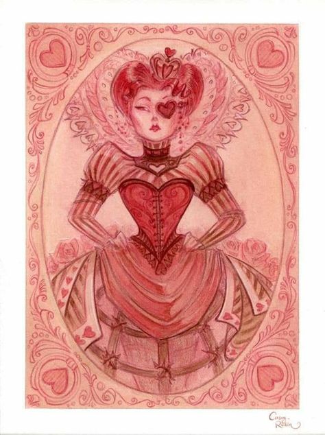 Alice In Wonderland Alice Art, Queen Of Hearts Fanart Alice In Wonderland, Alice In Wonderland Oc Art, Red Queen Drawing, Alice In Wonderland Queen Of Hearts, Queen Of Hearts Wallpaper, Red Queen Alice In Wonderland, Alice In Wonderland Red Queen, Queen Of Hearts Art