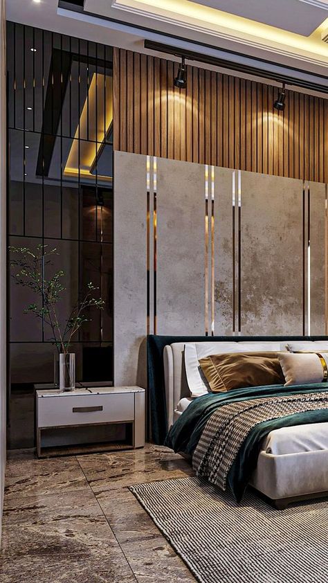 Bedroom Interior Design Modern, Bedroom Design Styles, Unique Bedroom Design, Home Door Design, Bedroom Interior Design Luxury, Bedroom Door Design, Interior Design Your Home, Hall Interior Design, Modern Luxury Bedroom