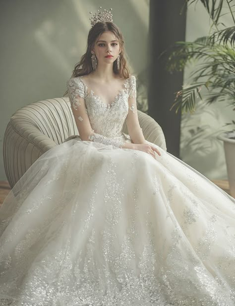 Iconic Weddings, Fairy Tale Wedding Dress, Fancy Wedding Dresses, A Wedding Dress, Best Wedding Dresses, Princess Wedding, Ball Gowns Wedding, Wedding Dress Styles, Ball Gown Wedding Dress