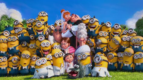 Group Photo Despicable Me 2 Minion Background, Minion Wallpaper Hd, Cute Minions Wallpaper, Agnes Despicable Me, Despicable Me 2 Minions, Minion Characters, Minions 2, Minion Movie, Despicable Me 3