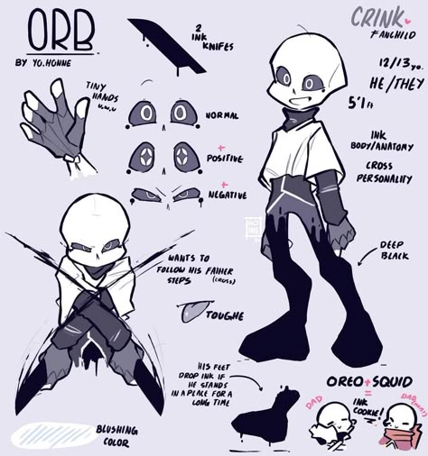 Sans Au Ship Children, Yo Honne, Anime Centaur, Sans Oc, How To Draw Sans, Undertale Oc, Character Reference Sheet, Sans Art, Undertale Comic Funny