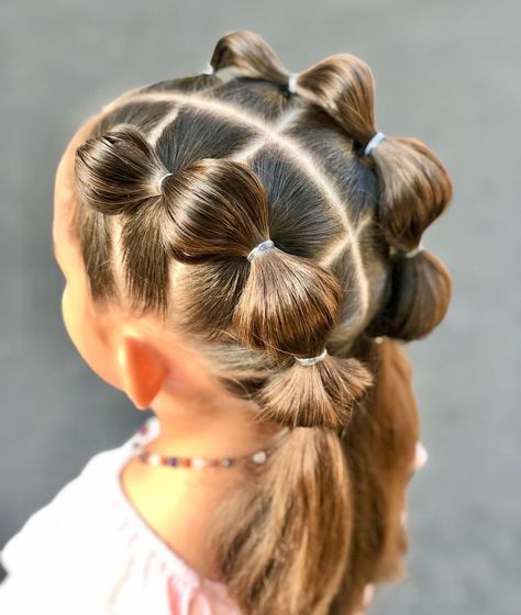 20 Cute And Easy Little Girl Hairstyles That Will Last All Day Toddler Simple Hairstyles Girl, Long Hairstyles Girls Kids, Kids Up Do, Cute Hairstyles For Mixed Girls Kids, Little Kid Hairstyles Easy, Whacky Hair Day Ideas Girl Hairstyles, Easy Hairstyles For Toddler Girls Ideas, Hairstyles For 4 Year Girl, Simple Girls Hairstyles Kids