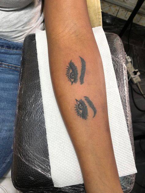 Animated female Eye tattoo done on fore arm Eyes On Arm Tattoo, Female Eye Tattoo, Fore Arm Tattoos, Animated Female, New Tattoo Ideas, Inkbox Tattoo, Female Eyes, Male Eyes, Eye Tattoo