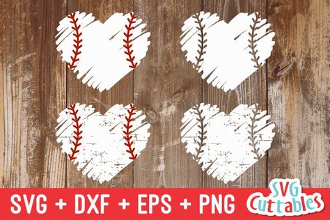 Grunge Cut, Heart Brush, Softball Heart, Baseball Stuff, Paint Strokes, Heart Painting, Heart Svg, Cut Canvas, Scan And Cut