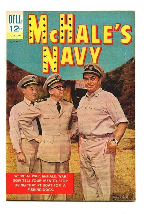 Mchale's Navy, Ernest Borgnine, Dell Comic, 70s Toys, Silver Age Comics, Tv Covers, Golden Key, Movie Cars, Childhood Memories 70s