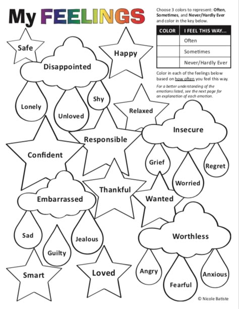 Free – Hub For Helpers Color Emotions Feelings, Color By Coping Skills Free, Cbt Activities For Middle School, Cbt Play Therapy Activities, Regulating Emotions Activities, Emotional Identification Activities, Sel Worksheets For Middle School, Understanding Emotions Activities, Elementary Therapy Activities