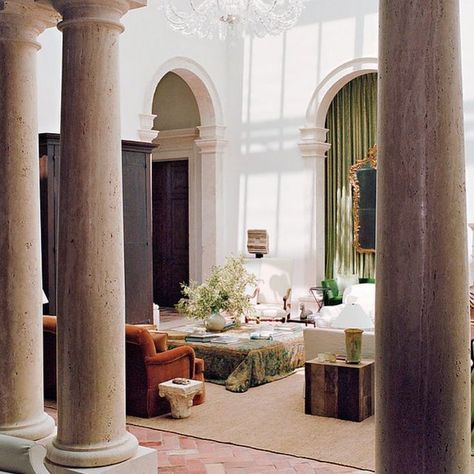 Nicolas & Charlotte Horsch on Instagram: "The most beautiful modern-day Palazzo we can think of.. @atelier_am_inc" Atelier Am, Country Casual, Casual Home, Telling Stories, Home Renovation, Oversized Mirror, Living Rooms, Most Beautiful, Mirror