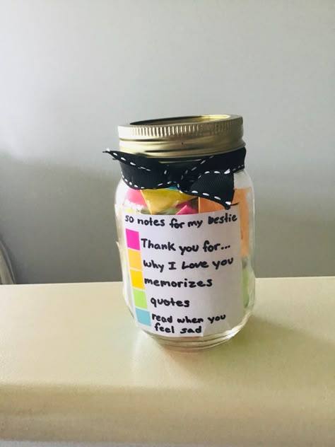 Homemade Gifts For Friends, 365 Jar, Basketball Homecoming, Diy Best Friend Gifts, Memory Jar, Birthday Gifts For Friends, Cadeau Parents, Birthday Gifts For Boyfriend Diy, Bff Birthday