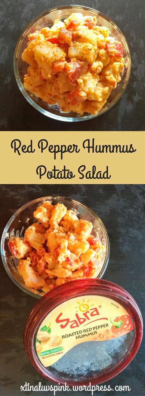 Red Pepper Hummus Potato Salad #sponsored | xtinaluvspink.wordpress.com Mini Potato Skins, Instant Pot Popcorn, Easy Healthy Appetizers, Healthy Salad Recipes For Dinner, Easy Healthy Salad Recipes, Summer Pasta Salads, Sabra Hummus, Roasted Veggie Salad, Baked Appetizers