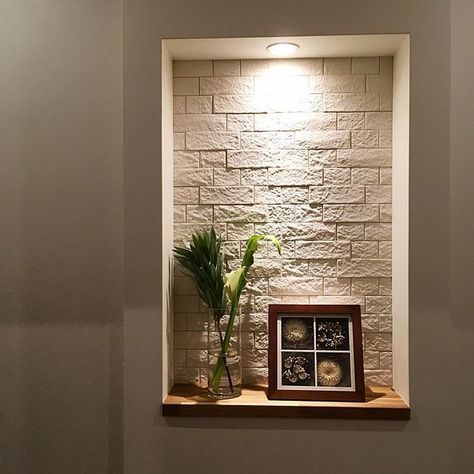 Modern Wall Niches Designs | Unique Wall Decoration Ideas | Space Saving Ideas For Small Home Wall Niches Ideas, Niche Design Wall, Modern Wall Niche, Wall Niche Ideas, Wall Niches, Niche Decor, Living Room Wall Designs, Altar Design, Decoration Vitrine