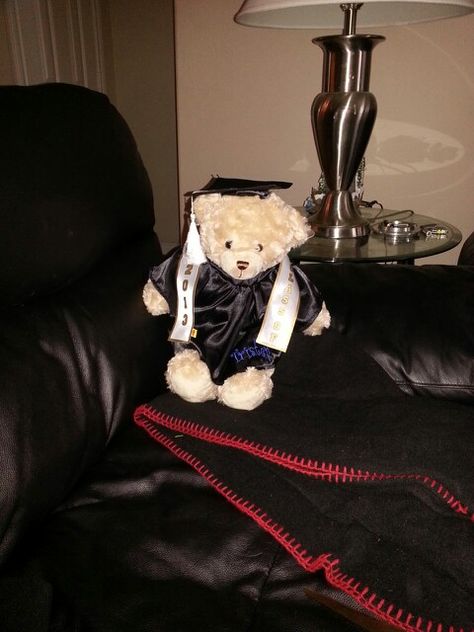 My graduation build a bear! Build A Bear Graduation, Graduation Build A Bear, Senior Sweater, Seniors 2025, Senior Year Planning, Senior 25, Senior Sunset, School Memories Scrapbook, Class Of 2027