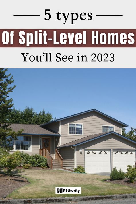 Stacked Split Level Home, Remodel Tri Level Home, 4 Level Split Exterior Remodel, Split Level Transformation, Split Level Second Floor Addition, Front To Back Split Level House Interior, Tri Level Addition Ideas, Split Level Addition Ideas Second Story, Split Level Exterior Paint Color Schemes