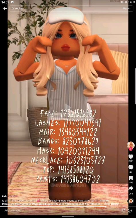 need some cute pjs for rps? i got u!! 🤍 Cozy Outfit Codes For Bloxburg, House Berry Avenue Codes, Berry Avenue Codes Blonde, Berry Avenue Codes Blonde Hair, Barry Avenue Codes Outfit, Barry Avenue Codes, Sleep Outfit, Outfit Blonde