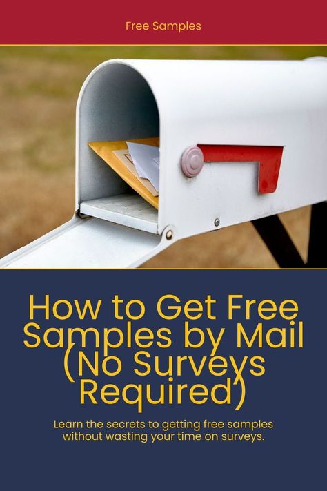 Who doesn’t love getting free stuff in the mail? In this guide, you’ll learn how to get free samples by mail without filling out surveys or giving out your personal information. You’ll discover the best websites, apps, and tips to score free products from your favorite brands. #freesamples #freestuff #savemoney Free Samples Without Surveys, Freebie Websites, Free Sample Boxes, Get Free Stuff Online, Self Help Skills, Free Samples By Mail, Money Saving Mom, Stuff For Free, Free Stuff By Mail