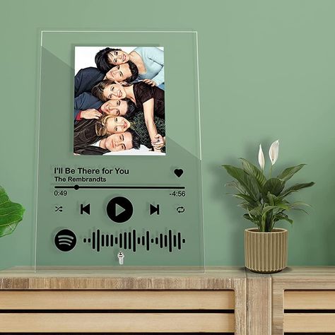 Custom Spotify Plaque Anniversary Ideal Gifts. Spotify Glass Plaque Birthday Gifts for Women - Personalized Acrylic Song with Photo Music Plaque. Spotify Glass Plaque, Spotify Frame Ideas, Transparent Photo Frame Ideas, Glass Spotify Frame, Spotify Frame Gift, Spotify Song Picture, Spotify Picture Frame, Spotify Photo Frame, Song Picture Frame