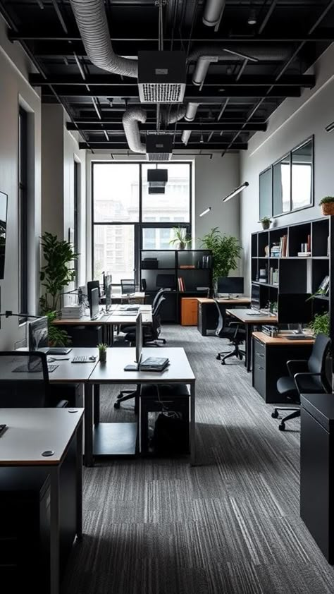 7 Essential Tips for Small Office Design and Interior Small Dealership Office Ideas, Modern Office Interiors Workspaces, Small Company Office Design, Small Tech Office Design, Small Team Office, Office Hangout Space, Small Commercial Office Design, Open Office Design Workspaces Interiors, Construction Office Interior Design