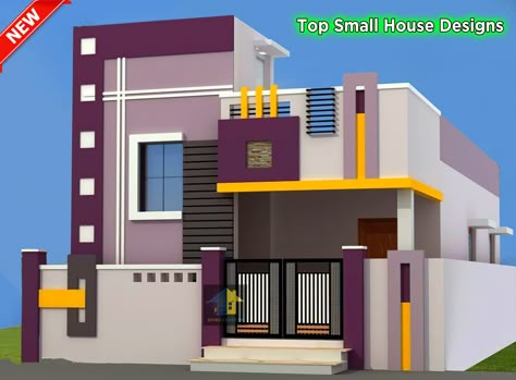 Single Floor House Design, Front Wall Design, Cheap Flooring, House Outer Design, Small House Front Design, House Balcony Design, Small House Elevation, House Balcony, Small House Elevation Design