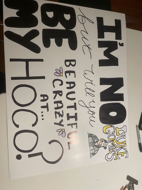 Country Prom Posters, Country Dance Poster Ideas, Homecoming Poster Ideas Country, Country Song Hoco Proposals Ideas, Hoco Signs Country Music, Promposal Ideas Country Songs, Country Hoco Poster Ideas, Country Hoco Posters, Cow Promposal Ideas