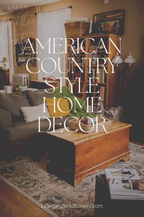 If you have been following me for a while, you know I have a love for American country-style home decor, and therefore adding antiques & vintage decor to add beauty & charm to our old house built circa 1885. Also, I am sharing the furniture & Antiques that are timeless and also use in our home for intentional use and add that charm & coziness to our home. American Country Style Interior, American Country Decor, Modern Early American Decorating, Old American Interior Design, Timeless Antique Decor, American Country Living Room, Classic American Home Interior Design, Heirloom Style Decor, Traditional Vintage Kitchen