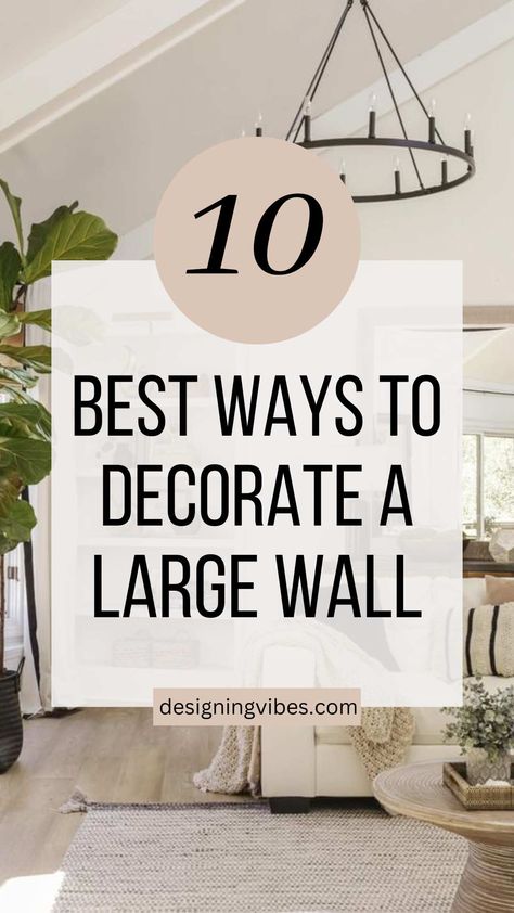 diy wall art ideas Break Up Large Wall, How To Decorate Long Wall, Decorating Walls In Bedroom, Large Wall Decor Living Room Ideas, Decorating Long Walls Living Room, Ways To Decorate Your Bedroom Walls, Decorating Large Living Room Wall, Large Wall Behind Couch Decor, Office Wall Design Ideas