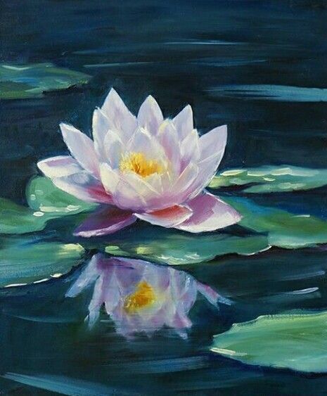 Abstract Watercolor Paintings Tutorials, Abstract Watercolor Paintings, Water Lilies Painting, Paintings Tutorials, Lotus Flower Art, Lotus Painting, Lily Painting, Arte Van Gogh, Watercolor Flower Art