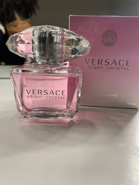 Versace Bright Crystal Smells light, elegant, floral, and very feminine Purple Perfume, Versace Fragrance, Koleksi Parfum, Versace Perfume, Versace Bright Crystal, Bright Crystal, Popular Perfumes, Fragrances Perfume Woman, Dior Perfume