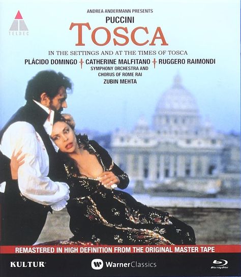 Puccini Opera, Vienna Philharmonic, Placido Domingo, Vienna State Opera, Metropolitan Opera, Opera Singers, Symphony Orchestra, Blu Ray Discs, The Opera