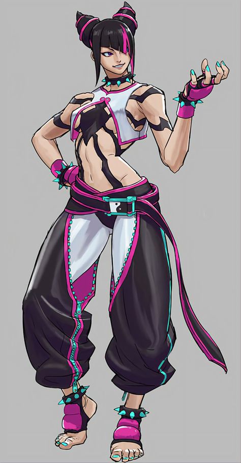 Street Fighter 6 Juri Art, Streetfighter Juri, Juri Street Fighter Art, Juri Street Fighter 6, Juri Sf6, Street Fighter Juri, Han Juri, Street Fighter Wallpaper, Juri Street Fighter