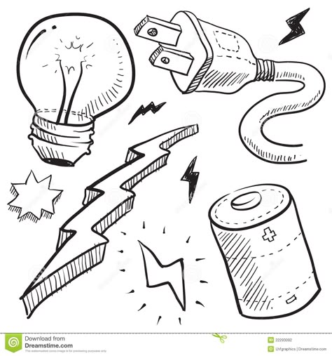 clip art electricien | Doodle style electricity or power vector illustration with cord and ... Power Illustration, Electricity Art, Doodle Style, Lettering Tutorial, Bullet Journal Doodles, Journal Doodles, Creative Logo, Art Sketchbook, Doodle Art