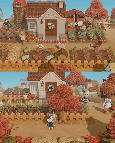 Happy Thursday friends! 🚜 🌾 Thank you @acnhtreasureisland Animal crossing new horizons ACNH Nintendo switch wholesome gaming cozy design fall autumn cottagecore island idea inspiration aesthetic cosy decor build inspo game photography cute villagers small town vibes happy friendship towncore farm 🏷️ #acnh #acnhdesigns #crossingcreations #nookspiration #animalcrossingnewhorizons #animalcrossingcommunity #acnhfarm #acnhfall Fall Villagers Acnh, Acnh Autumn Cottagecore, Acnh Cosy Island, Fall Ideas Acnh, Acnh Farm Island Ideas, Cute Acnh Ideas, Island Design Acnh, Animal Crossing Autumn Island, Farm Island Animal Crossing