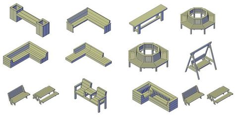 tuinbank zelf maken Van