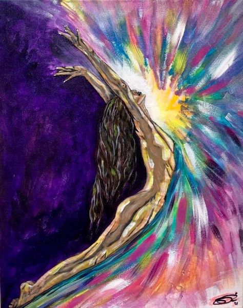 Spiritual Art Painting, Healing Artwork, Spiritual Woman, Art Hacks, Spiritual Paintings, Spiritual Artwork, Yoga Art, Woman Art, Soul Art