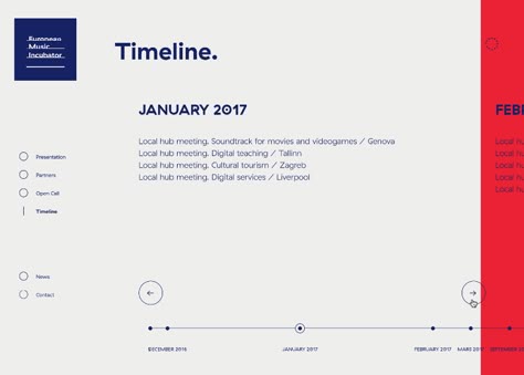 Horizontal timeline navigation Timeline Website Design Layout, Interactive Timeline Design, Timeline Design Website, Horizontal Timeline Design, Website Timeline Design, Timeline Website Design, Timeline Ui Design, Timeline Web Design, Graphic Timeline