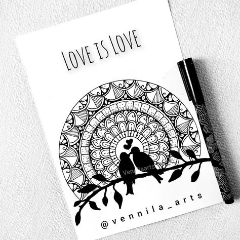 Valentine's Day Mandala Art Mandala Love Drawing, Mandala Art Couple Design, Valentine Mandala Art, Couple Mandala Art Easy, Valentines Drawings Ideas Easy, Valentine Day Drawing, Couple Mandala Art, Love Mandala Art, Art For Valentines Day