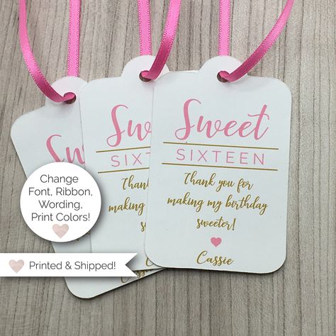 Sweet Sixteen Party Favors Zazzle, Thanks For Making My Birthday So Sweet Tags, Hello Kitty Sweet 16, Sweet Sixteen Party Favors, Cinderella Sweet 16, Sweet Sixteen Favors, Sweet 16 Party Favors, Sweet 16 Favors, Sweet 16 Party Decorations