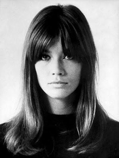 francoise hardy #bangs 60s Hair Bangs, 60s Bangs, Francois Hardy, 60s Hair, Jacqueline Bisset, 70s Hair, Francoise Hardy, Haircut Inspo, Sixties Fashion