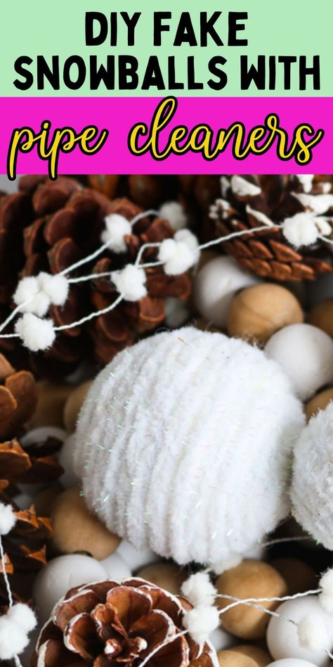 Snowball Crafts, Snowball Craft, Diy Snowballs, 4th Grade Christmas, Fake Snowballs, Making Christmas Crafts, Snowman Ideas, Make A Snowman, Country Chic Cottage