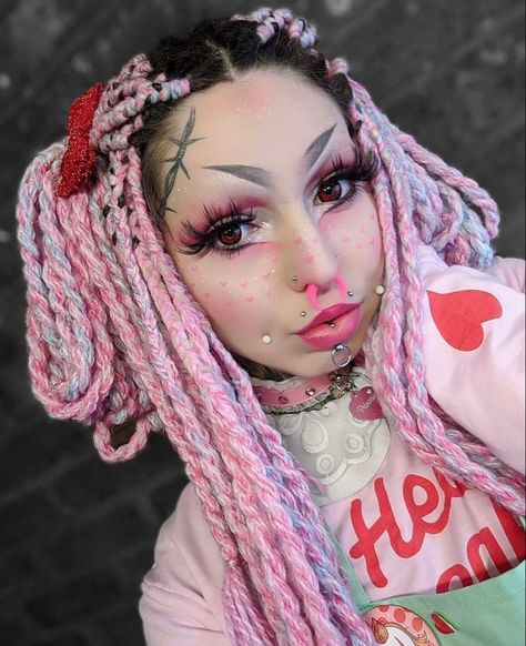 Asian Fishing, Makeup Anime, Kawaii Pastel Goth, Yume Kawaii, Cultural Appropriation, Yami Kawaii, Art Makeup, Be Respectful, All Things Cute