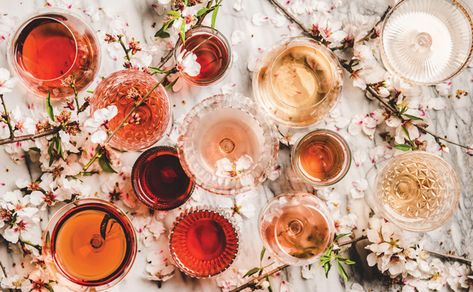 The Rosy Road to Provence: A Wine Tour in the South of France - France Today Rose Wine Aesthetic, Wine Styling, Wine Subscription Box, Drink Shots, Best Rose Wine, Zinfandel Wine, Mobile Bartending, Spring Wine, Cocktail Design