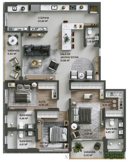 Layout Design Architecture House Plans, Modern House Floor Plans, 3d House Plans, House Plans Mansion, Apartment Floor Plan, House Floor Design, Apartment Floor Plans, Home Design Floor Plans, Model House Plan