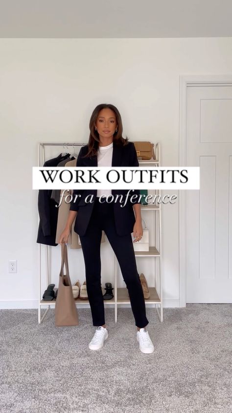 Hr Manager Outfit, Business Conference Capsule Wardrobe, Nursing Conference Attire, Speaking Event Outfit, Marketing Director Outfit, Dental Conference Outfit, Leadership Conference Outfits, Work Conference Outfits Women Fall, Outfit Ideas For Conference