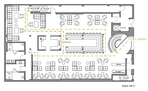 Club Floor Plan, Night Club Ideas, Iceberg Lounge, Spa Plan, Library Floor Plan, Cafe Floor Plan, Bar Layout, Canteen Design, Neo Gothic Architecture