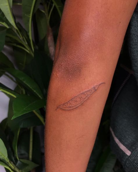 Snow Pea Tattoo, Pea Tattoo Pod, Three Peas In A Pod Tattoo, Two Peas In A Pod Tattoo, Peapod Tattoo, Pea Pod Tattoo, Peas Tattoo, Peas In A Pod Tattoo, Pea Tattoo