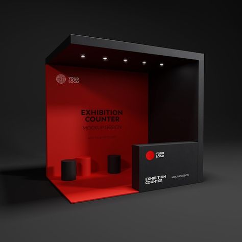 PSD exhibition booth mockup | Premium Psd #Freepik #psd #exposition #exhibition #expo #exhibition-design Trade Show Booth Design Exhibitions, Exhibition Branding Design, Expo Stand Design Exhibitions, Exhibition Design Booth, Booth Exhibition Design, Expo Booth Design, Heritage Lighting, Booth Design Ideas, Booth Design Exhibition