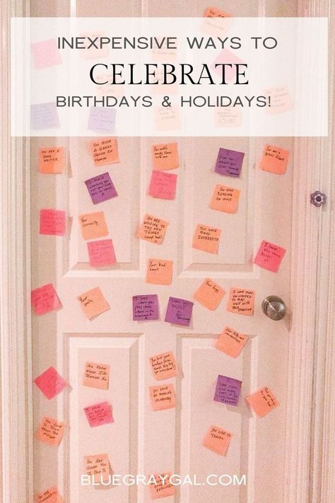 Inexpensive Valentines Day Ideas, Cheap Birthday Ideas, Homemade Birthday Decorations, Simple Birthday Decoration, Birthday Door Decorations, Cheap Birthday Decorations, Office Birthday Decorations, Cheap Birthday Party, Birthday Morning Surprise