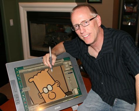 Dilbert's Creator Says You Shouldn't Have A Career Plan Dilbert Cartoon, Dilbert Comics, Career Plan, Vocal Cords, Scott Adams, Serial Entrepreneur, New Twitter, Dale Carnegie, Most Popular Videos