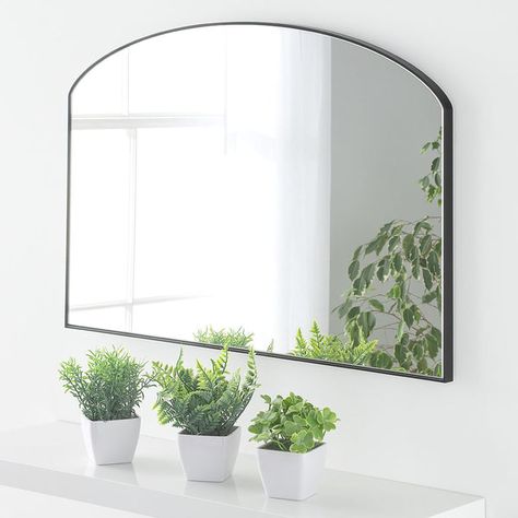 Lounge Mirror, Mirror Over Fireplace, Over Mantle, Mantle Mirror, Overmantle Mirror, Green Kitchen Cabinets, Arched Mirror, Mantle Piece, Wood Wall Mirror