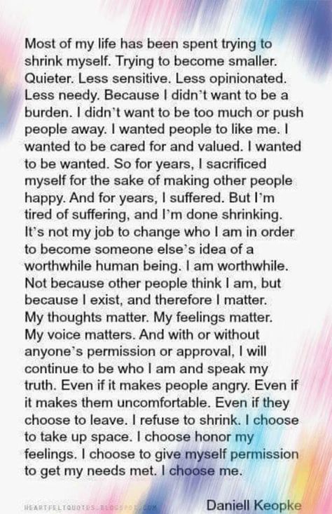 I refuse to shrink My Feelings Matter, Notes About Life, My Voice Matters, Trying Quotes, Done Trying Quotes, Try Quotes, I Matter, Done Trying, Matter Quotes