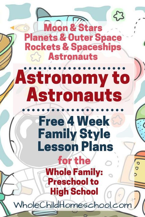 Homeschool Solar System Unit Studies, Space Unit Study Homeschool, Homeschool Space Unit, Astronomy Unit Study, Space Homeschool, Space Unit Study, Homeschool Unit Studies, Astronomy Lessons, Solar System Unit